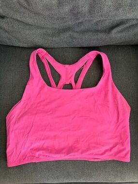 lululemon athletica Hot Pink Racerback Sports Bra S/M